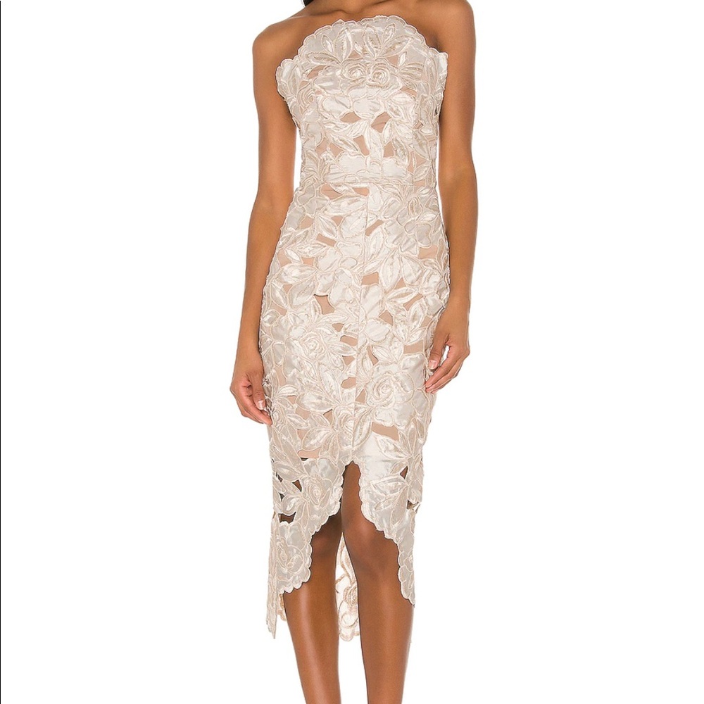 Bridal shower Atrium Dress in Champagne